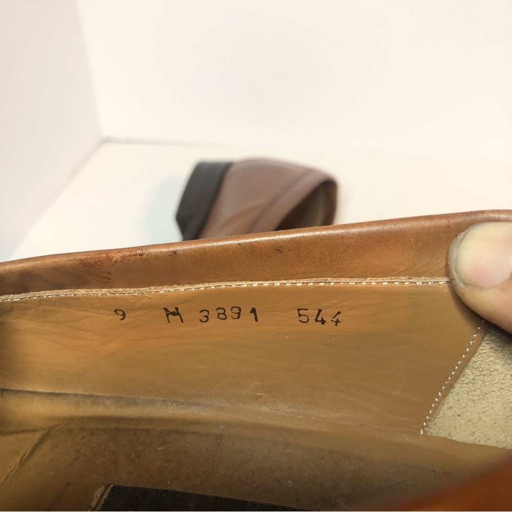 Mezlan Cuoio Leather Brown Loafers Men’s Size 9 M. - Picture 8 of 10